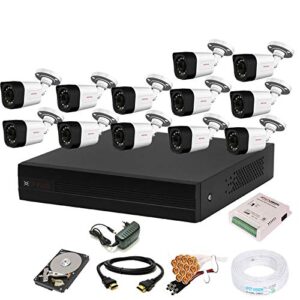 Cp Plus 16 Channal HD DVR 1080p 1Pcs,Outdoor Camera 2.4 MP 12Pcs,2 TB Hard Disk,Full Combo Set